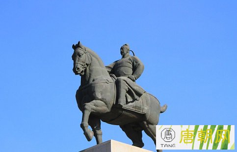 李世民的雕像