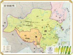 唐朝时期的中国地图高清版