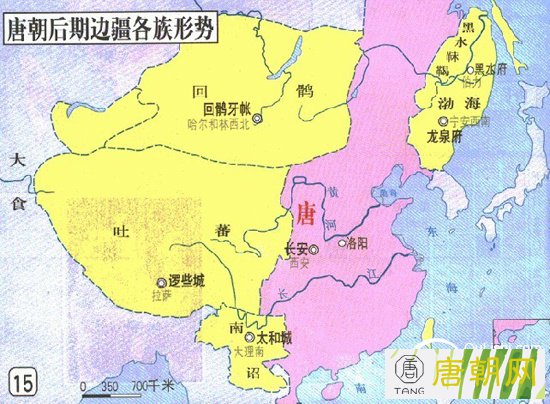 唐朝后期地图