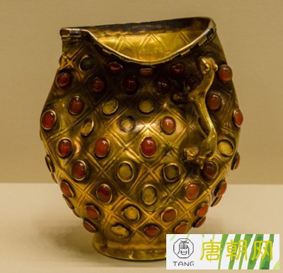 唐朝古董金器